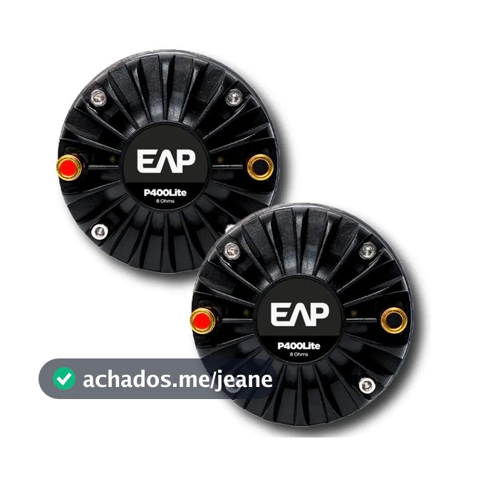 KIT c/ 2 Driver Polimidia Eap P400lite 8 Ohms Estranho