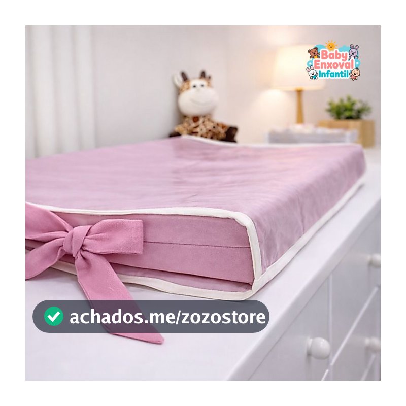 Trocador Anatômico - Impermeável - Para Comoda - Várias Cores Bebe Enxovais - Americano - Atenas Envio Imediato