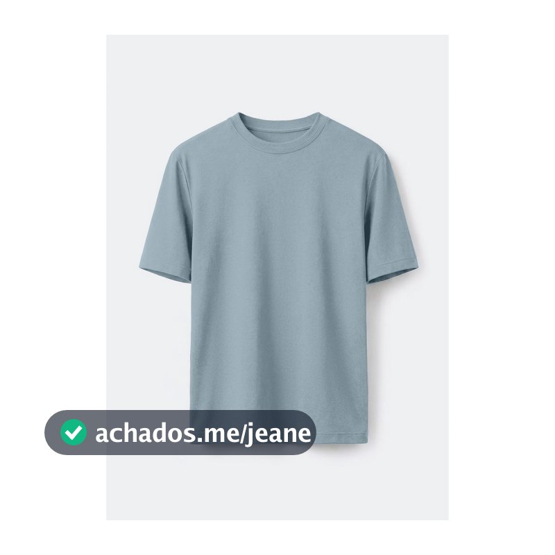 Camiseta Básica Masculina Manga Curta Slim