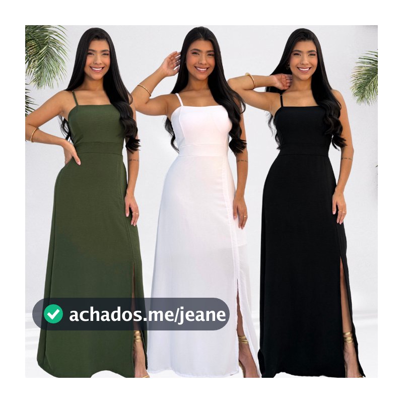 Vestido Longo Festa Batizado Convidada Madrinha Social Não Amassa Formatura Casamento Noiva Civil