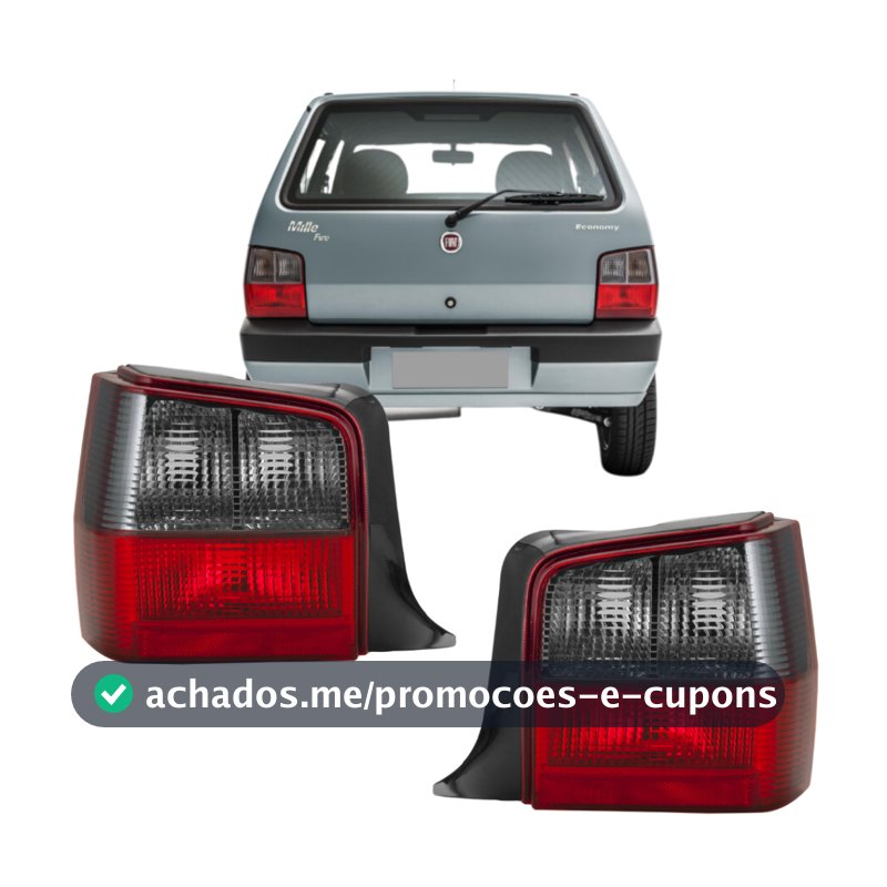 Par Lanterna Uno Traseira 2004 05 06 07 08 09 10 11 12 13 14 2015 Fumê Cristal PROMOCAO