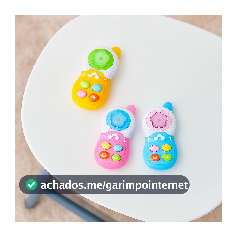 Telefone Infantil Musical com Luz Mini call