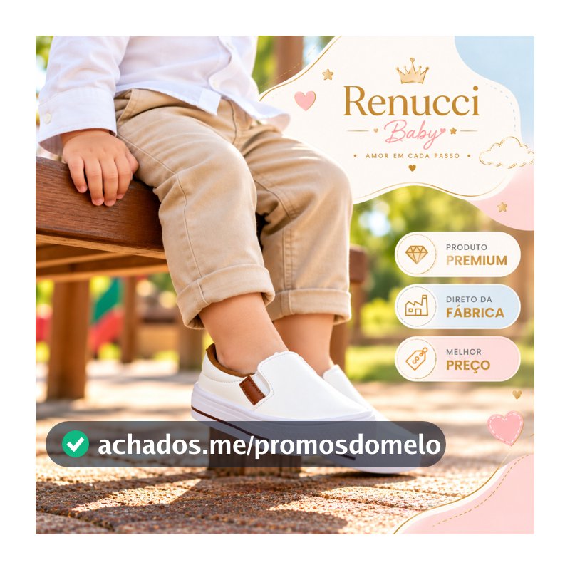 Tênis Sapatênis  Slipe Baby infantil Sapatilha Calce Facil Menino e Menina Moda Modinha