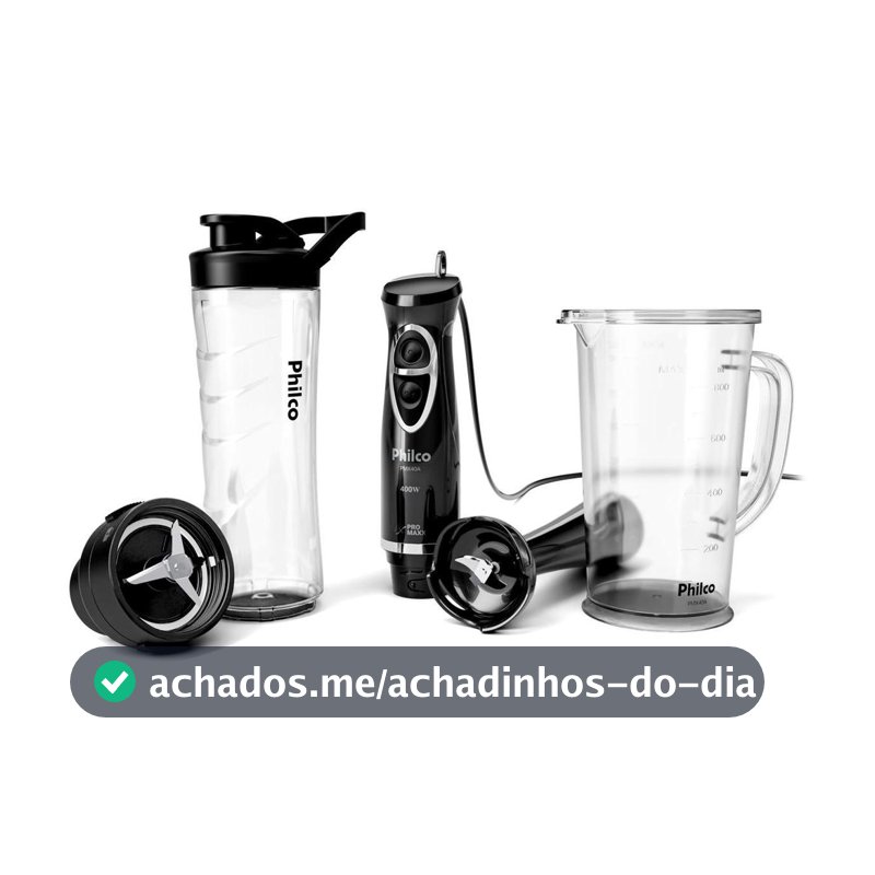 Mixer e Blender Philco 2 Velocidades 400W PMX40A