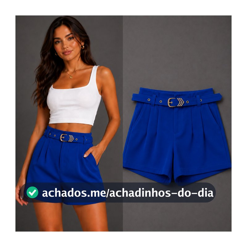 sarah  alfaiateria ziper lateral bem com cinto tendencia 2026