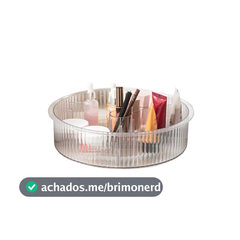 Organizador Giratório New Retro 31x8,4cm Cor Cristal