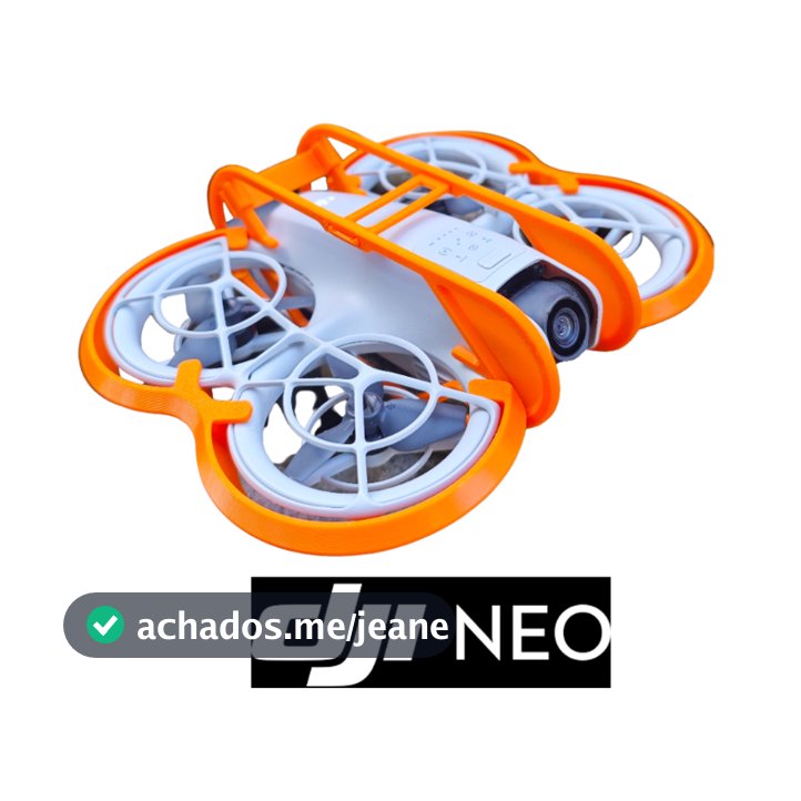 Kit Protetor Completo DJI Neo | Anel Lateral + Gaiola Superior | Segurança Total