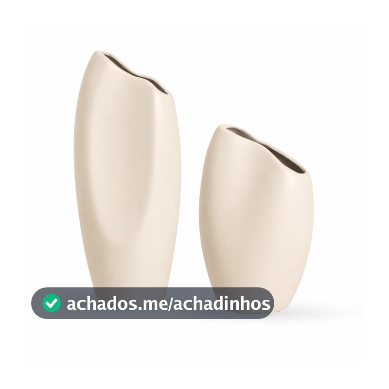 Vaso Estretto em ceramica decorativo p/ sala, mesa e aparador | design moderno minimalista, acabamento artesanal, ideal