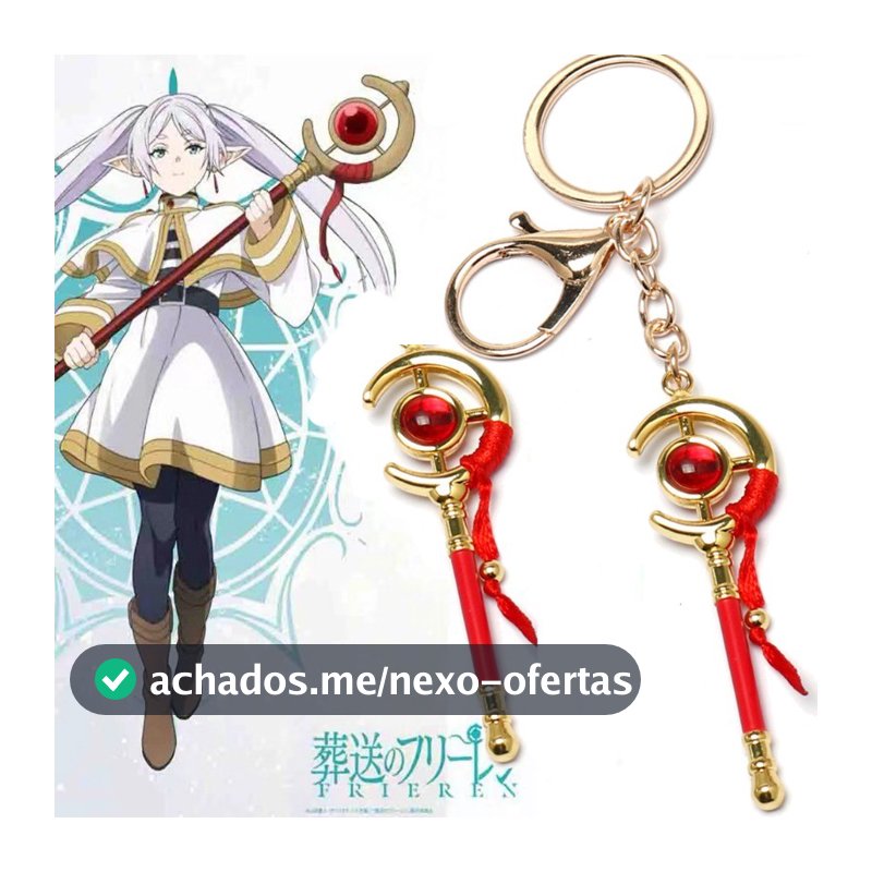 Anime Frieren Além DA Jornada FIM Friereneren Colar Cosplay Chaveiro Pingente Adereços DE Festa DE Halloween