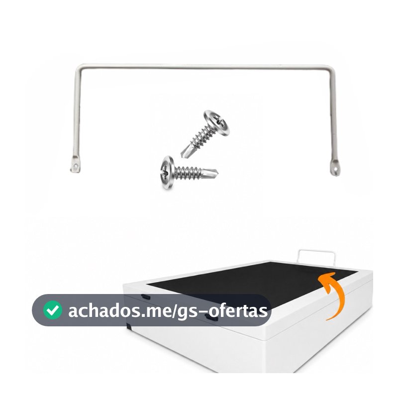 1 Aparador Para Segurar Colchão Cama Box Ao Abrir o Baú Ferro Arco Haste 32 cm