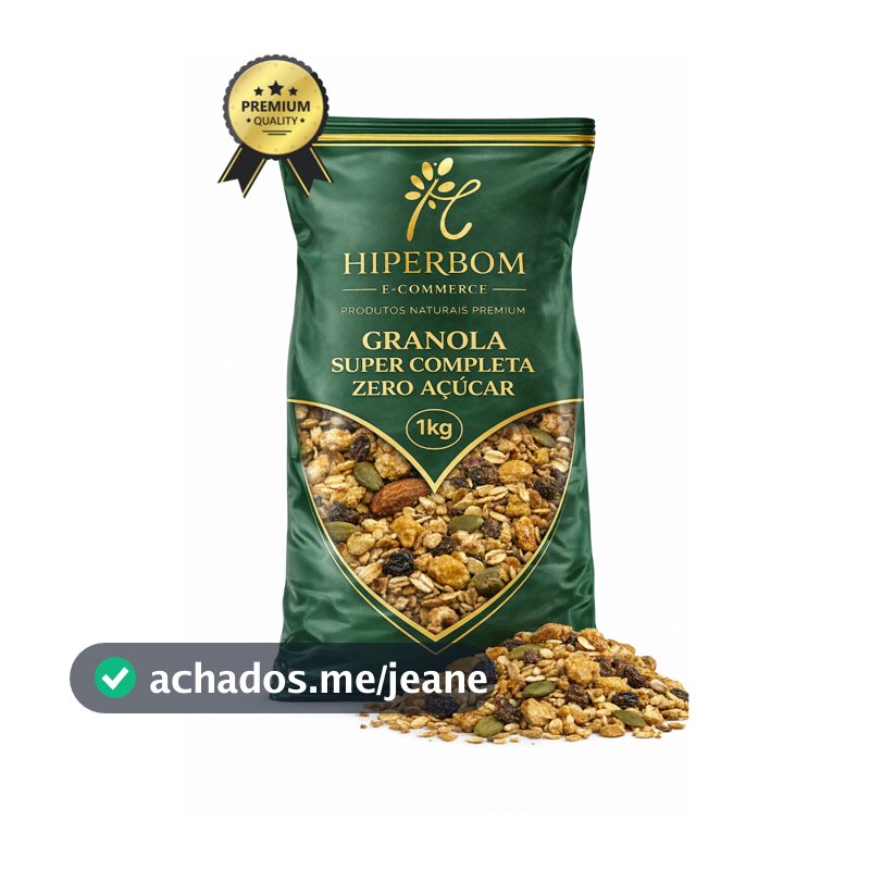 Granola Zero Açúcar Super Completa Premium 1kg