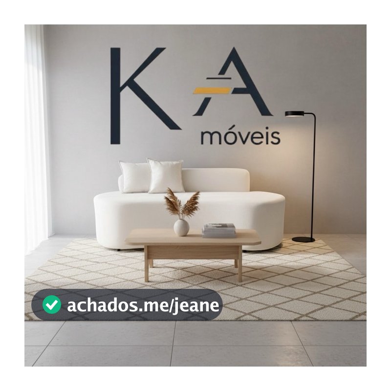 Sofá Decorativo Orgânico Curvo Sala de Estar, recepção estilo Feijão 120cm Veludo - KA Móveis