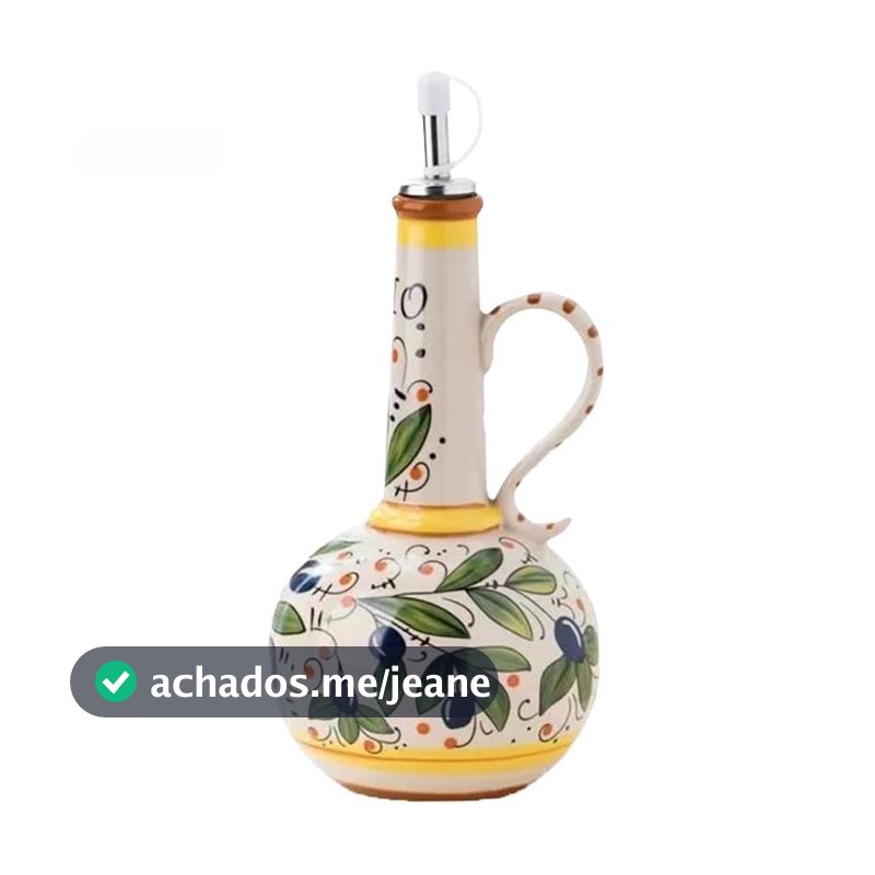 Garrafa Cerâmica Do Distribuidor Azeite 23oz , Cerâmico Óleo Bico De Aço Inoxidável