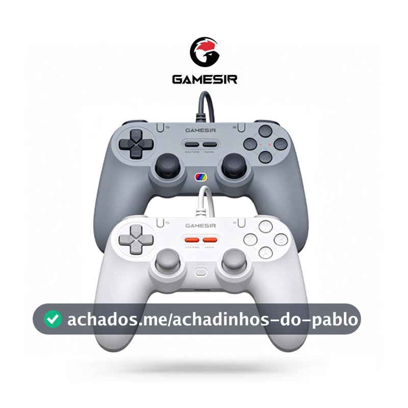 Controle Gamesir Tegenaria T3 Lite Com Fio Para Pc Switch Android Ios Steam Celular Hall Effect Usb