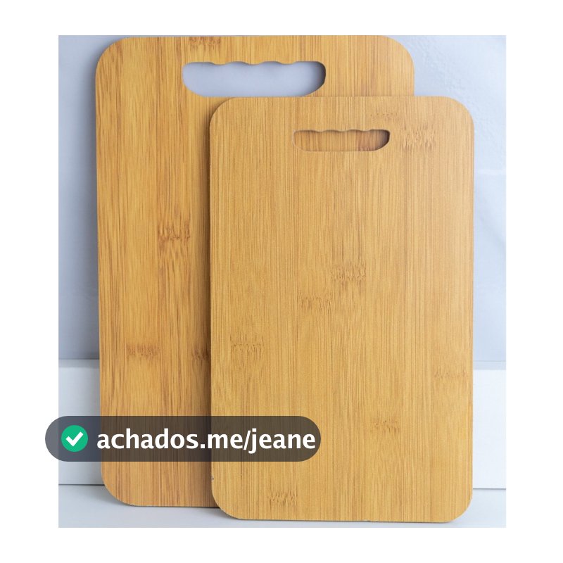 Conjunto 2 TABUA DE CORTE MDF RETANGULO TAMANHO 20 x 30 x 0,8cm. 16x26x0,8cm