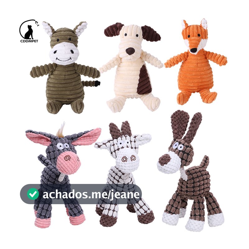 Brinquedo De Pelúcia Pet Para Cães Em Forma De Brinquedos Pequenos E Grandes Cachorro De Estimação