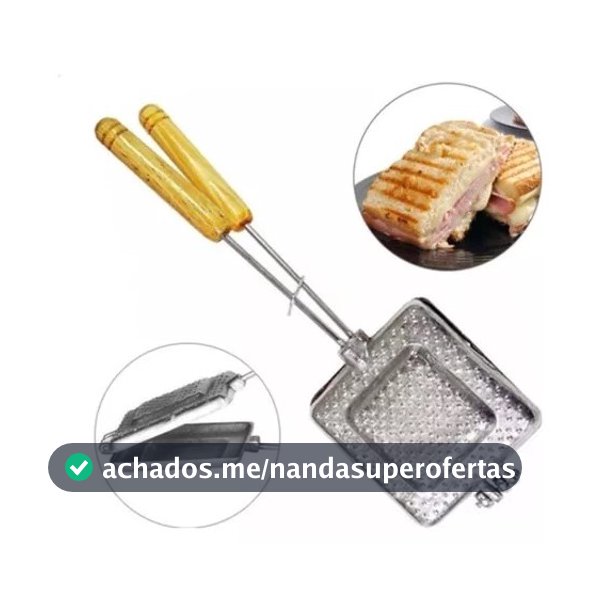 Sanduicheira Rápida De Fogão Forma Bauru Lanches Em Alumínio