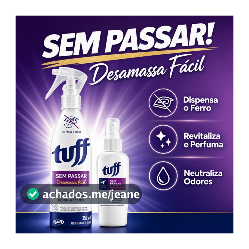 Desamassa Fácil Sem Passar Tuff Start 350ml / 60ml