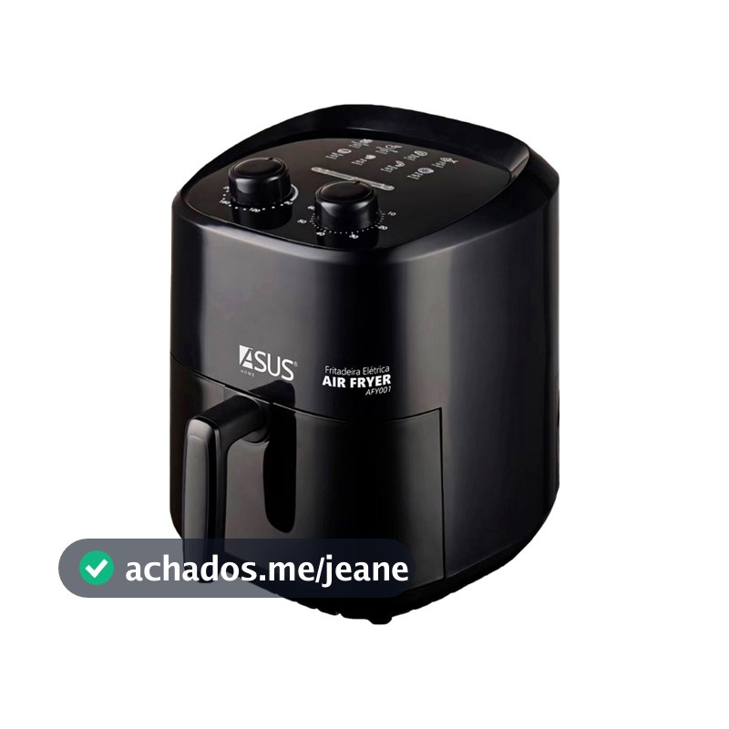 Fritadeira Sem Óleo Elétrica Air Fryer Asus Airfryer 3,5 Litros 1400w