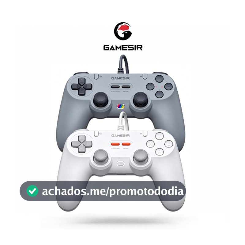 Controle Gamesir Tegenaria T3 Lite Com Fio Para Pc Switch Android Ios Steam Celular Hall Effect Usb