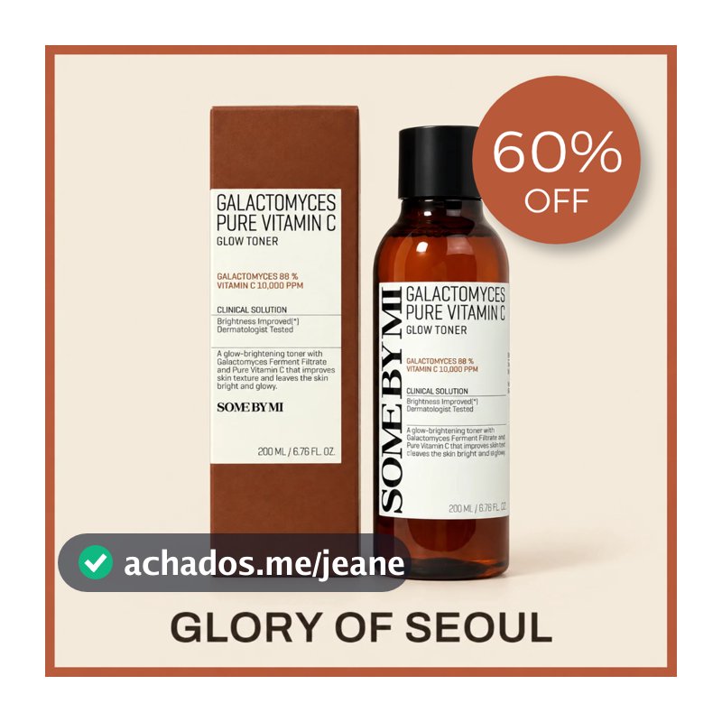 [Data De Validade : 23 De Janeiro De 2027] SOME BY MI Galactomyces Pure Vitamin C Glow Toner 200ml