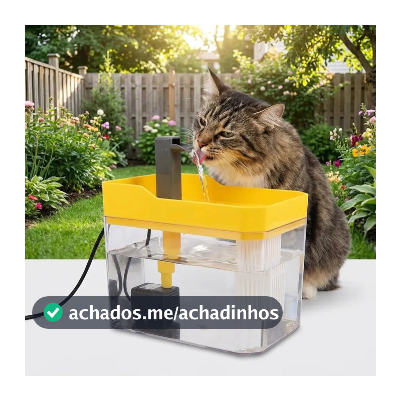 KIT FONTE bebedouro Gatos e Cachorro 110V Automática bebedouro gato Bombinha Aquario 1500ML