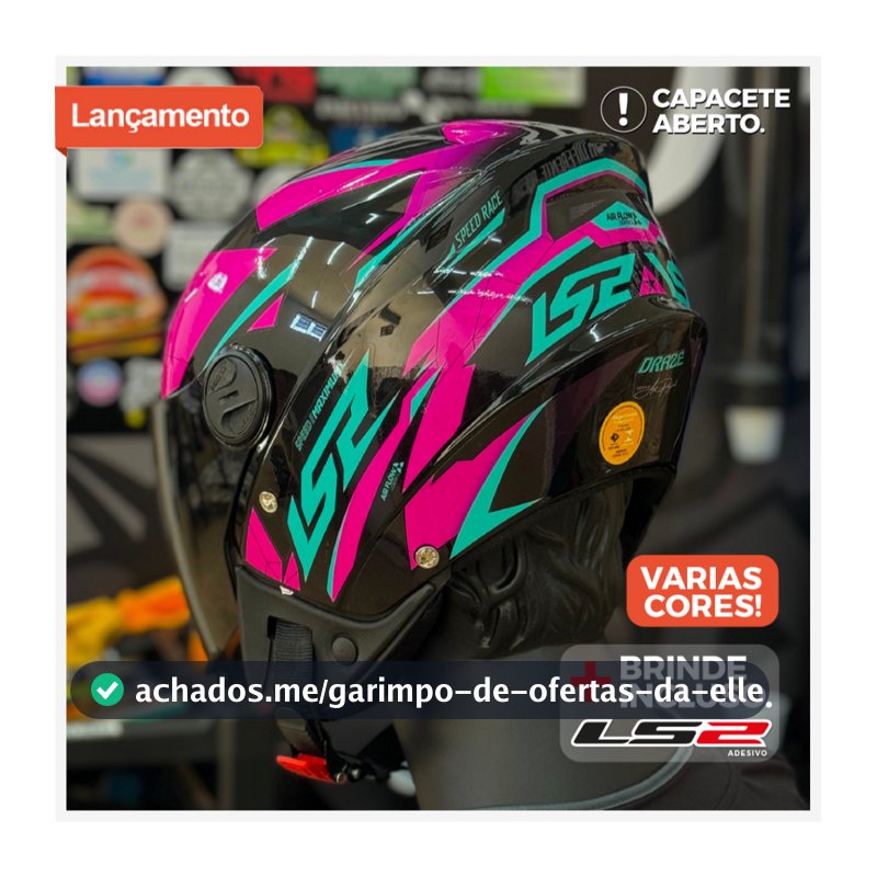 Capacete New Liberty 3 Personalizado LS2 DRAZE - VARIAS CORES