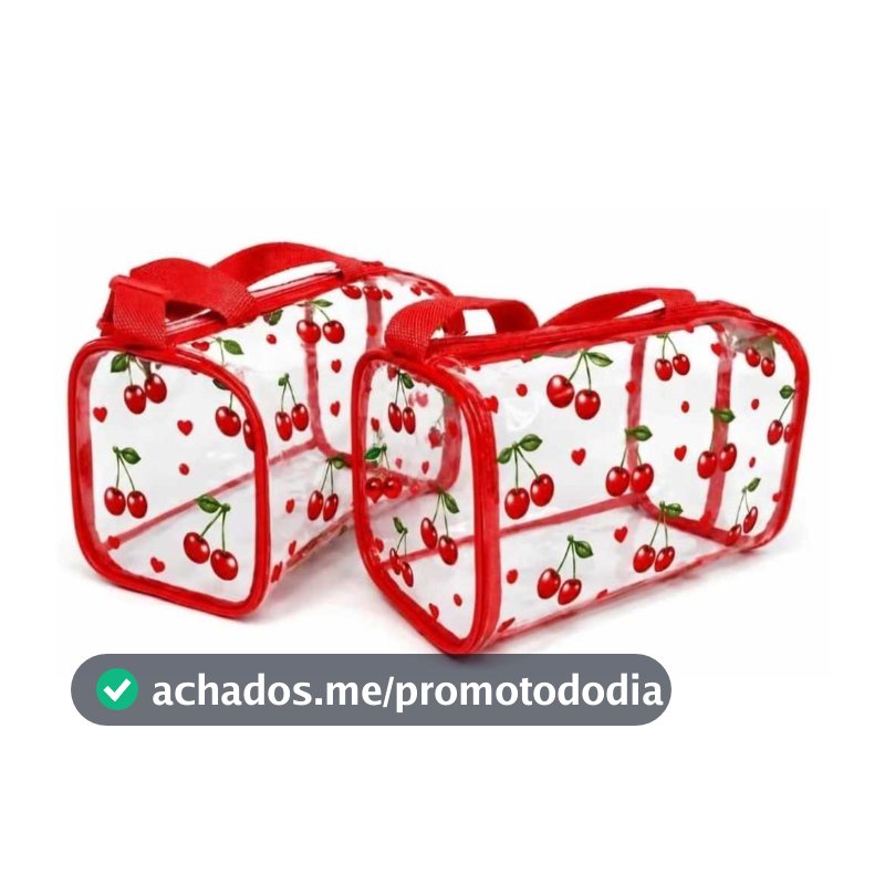 BOLSA MALA DE MÃO CRISTAL TRANSPARENTE/PRAIA/PISCINA/VIAGEM/PASSEIO