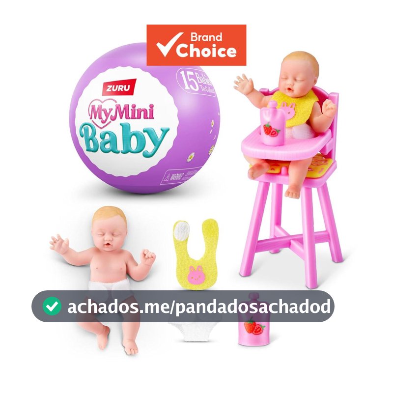 Zuru Meu Mini Bebê Mistério Cápsula Cega Ultra Realista Boneca Colecionável Com Acessórios Surpresa Brinquedo Aleatório