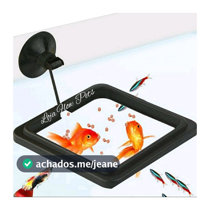 Alimentador Flutuante Para Aquários/Peixes Com Ventosa