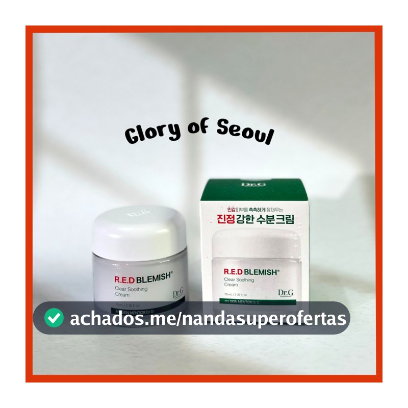 [Dr.G] R.E.D Blemish Clear Soothing Cream (70ml/50ml) 5-cica complex
