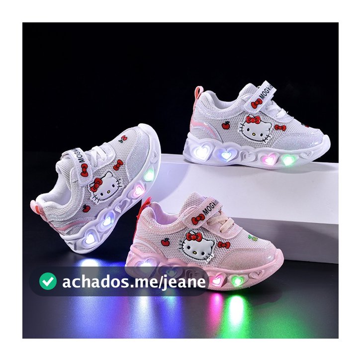 Calçados esportivos infantis/sapatos infantis com luz LED/tênis de corrida para estudantes/meninos meninas/leve macio