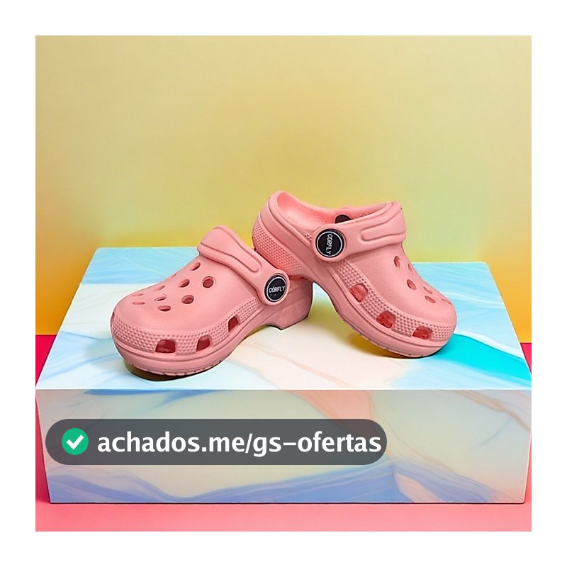 Chinelo Estilo Babuche Corfly Leve 100% EVA Infantil Sola Antiderrapante