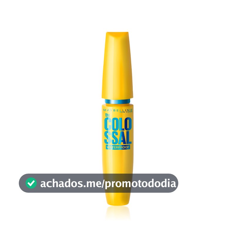 Máscara de Cílios À Prova d'Água Longa Duração 9x Mais Volume Cor Preto, The Colossal Volum' Express Maybelline NY, 8ml