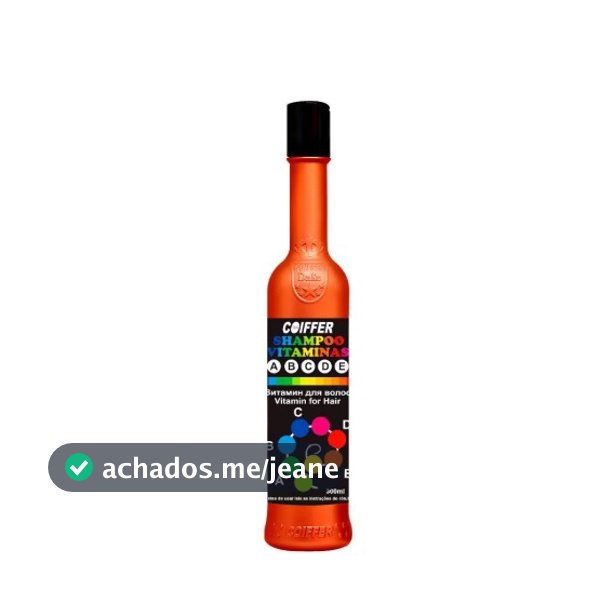 Shampoo Vitaminas Coiffer 300ml Antiqueda
