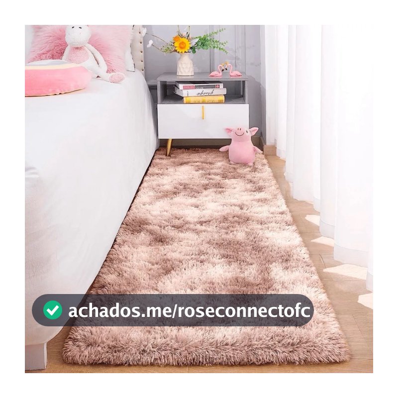 Tapete Passadeira Corredor Quarto Sala Felpudo Várias Cores E Tamanhos