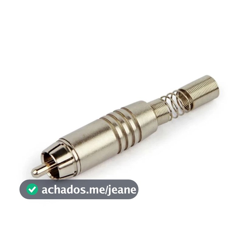 Kit 10 Conector Santo Angelo RCA Ninja Profissional