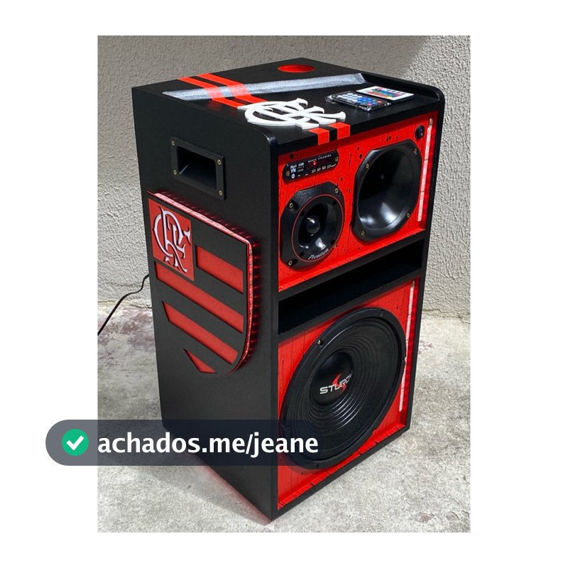 Caixa Bob Residencial Personalizada 12 Polegadas Ativa Bluetooth - Pronta Entrega