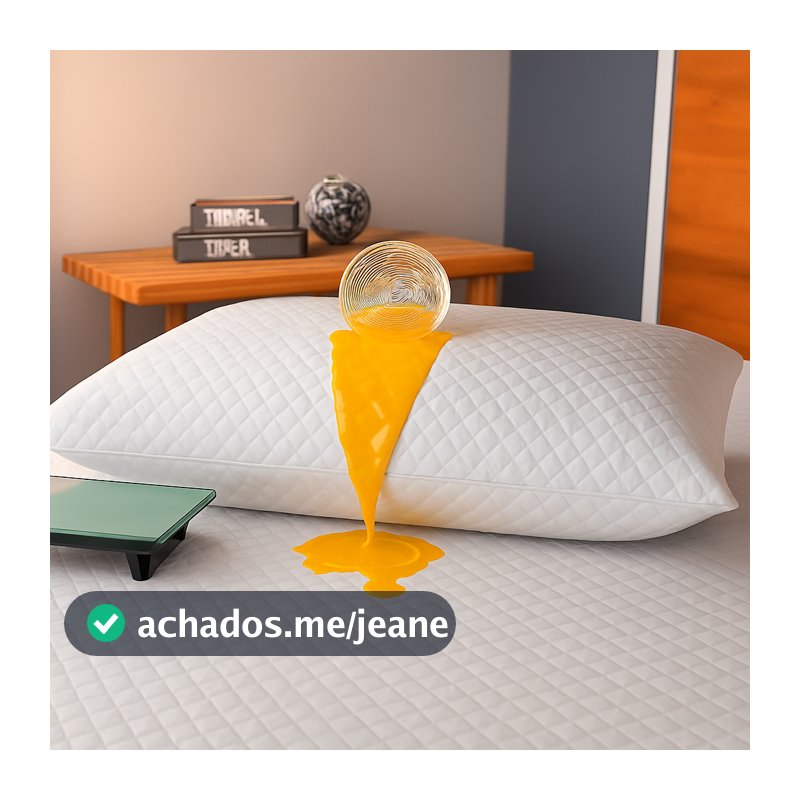 Kit 4 Capa Protetor de Travesseiro Impermeável c/ Zíper Anti Ácaro 1|2|3|4un Repele Líquido Matelada