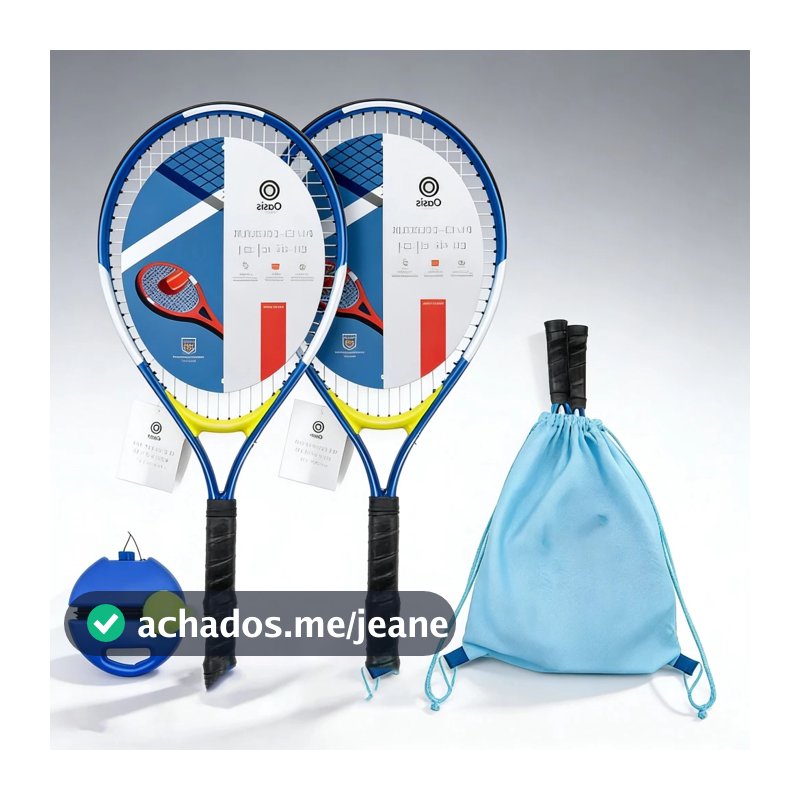 Kit 2 Raquetes de tênis + Bolinha + Capa