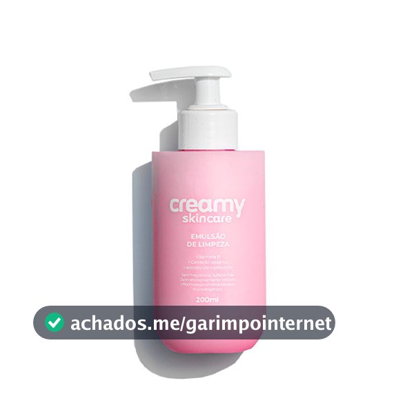 Creamy Skincare Emulsão de Limpeza Peles Secas e Sensíveis 200ml