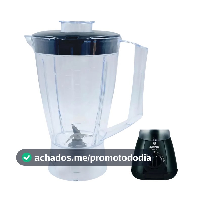 Copo de liquidificador Arno Optimix Plus Cristal Faciclic POWER MIX/OPTIMIX PLUS/NEW LN37/TOP LN38