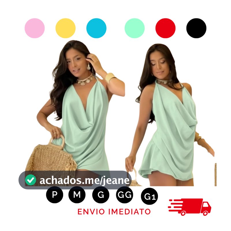 Conjunto decotado feminino verão, Plus, blusa frente única com short saia sexy elegante DUNAS, Plus Sized