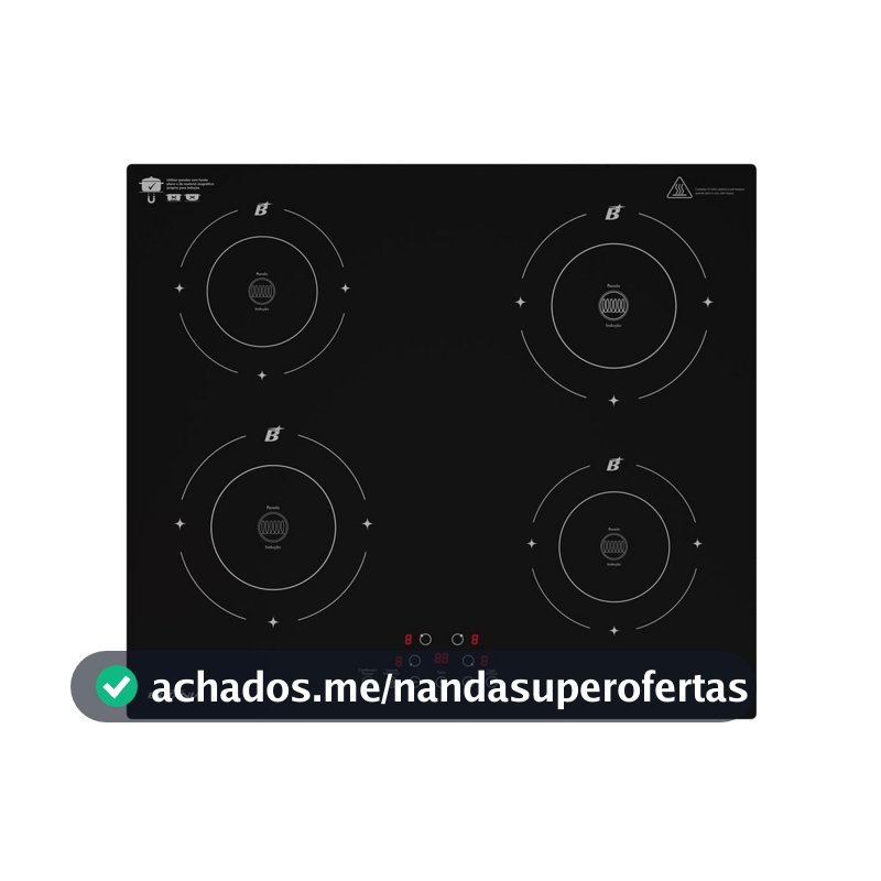 Cooktop 4 Bocas de Indução Britânia BCTE40A