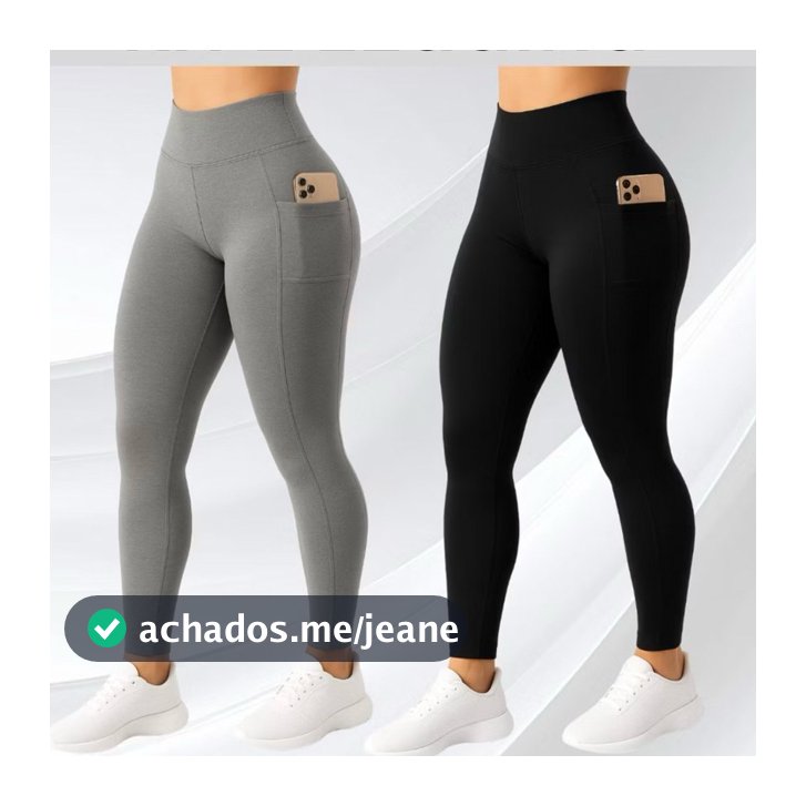 UNIDADE ou KIT 2 Calças leg com 2 bolsos (1 calça R$ 35,00 / 2 Calças R$70,00)
