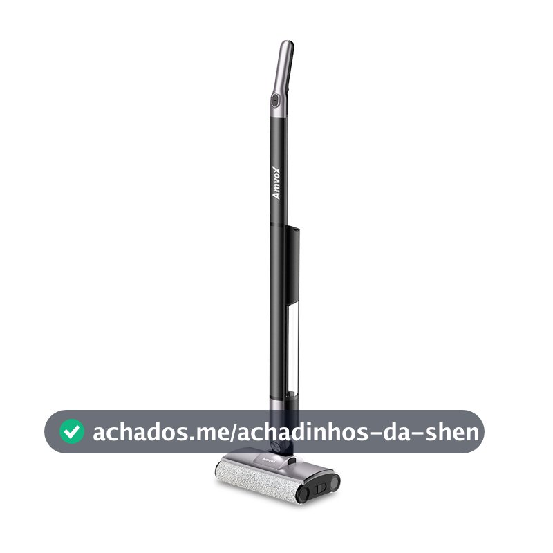 MOP Elétrico Amvox MOP ASP 060 2.000mA Motor 60W Bivolt Aspira e Passa Pano