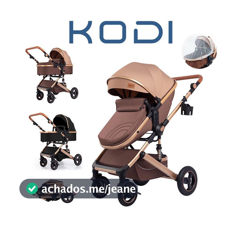 Carrinho de Bebê 3 em 1 com Moisés, Amortecedor e Assento Reversível – Até 15kg P7