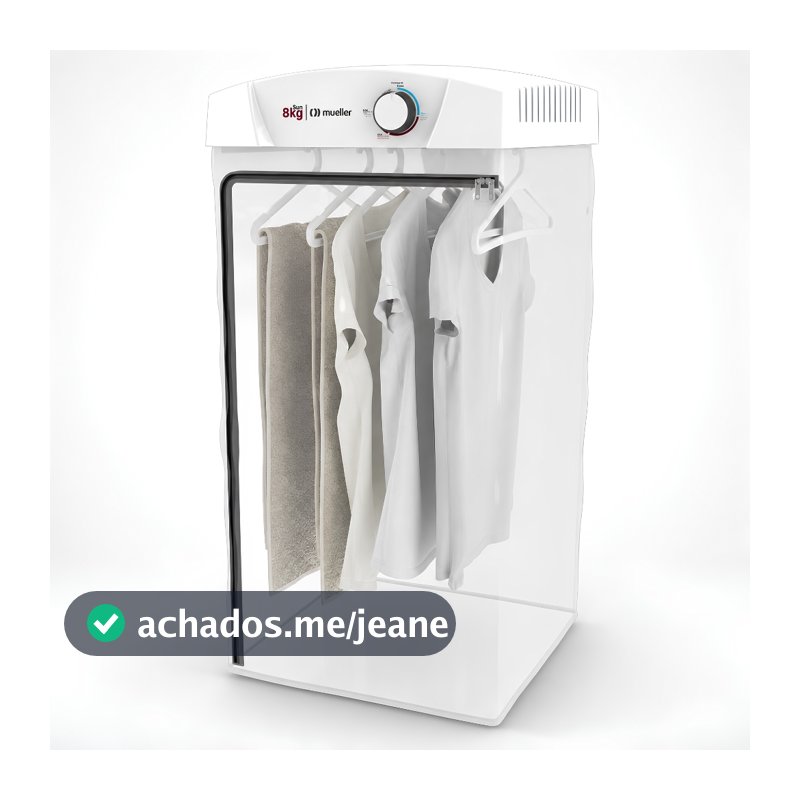 Secadora de Roupa Mueller Sun 8 kg com Timer Ar Quente e 6 Cabides