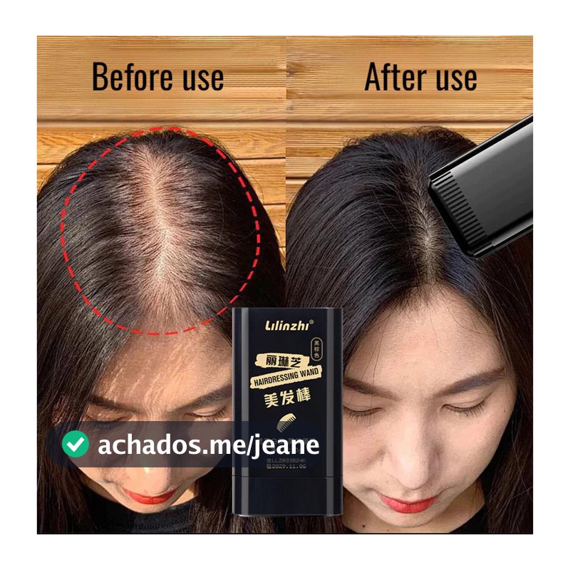 Bastão De Cabelo À Prova D'água E De Suor , Sem Manchas Desbotadas , Cinza De Cobre Dentado Natural ,