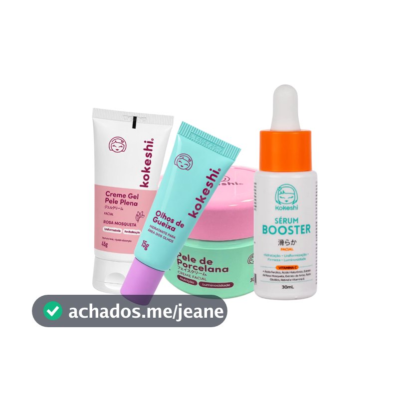 Kit Rejuvenescimento Diurno + Pele de Porcelana Kokeshi